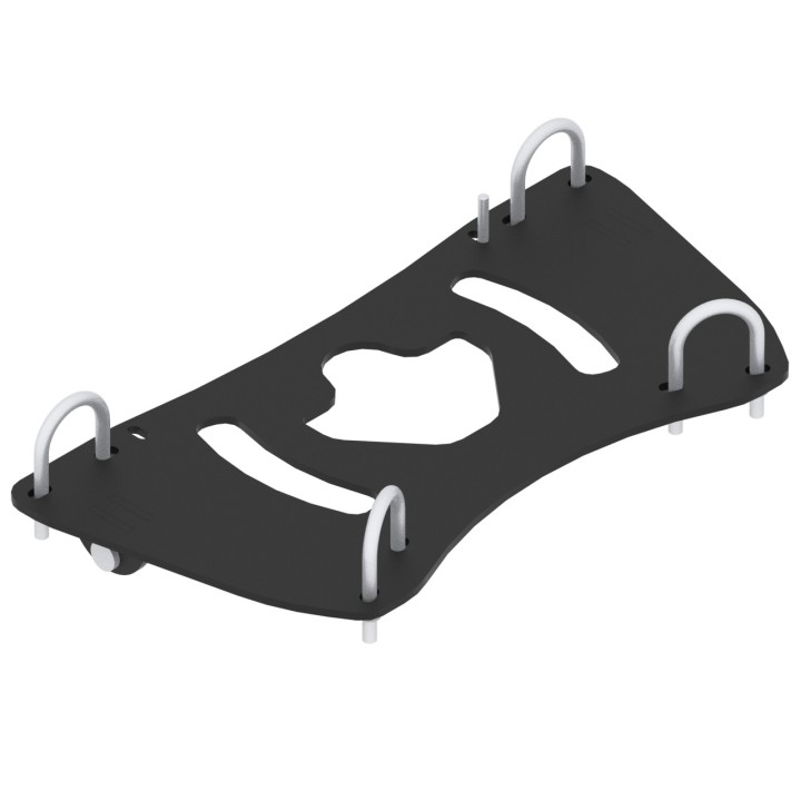 Iron Baltic Mid-Mount Plow Adapter Trapper Guardian