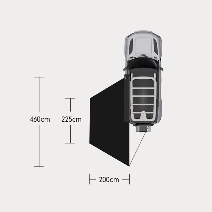 Wild Land Batwing 180 Degree Awning - roof tent gear