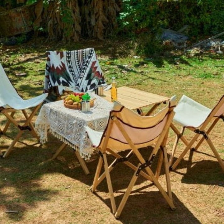Wild Land Bamboo Furniture Set - Table and Two | Szekla4x4