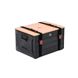 Wild Land Camping Box 46 l - Aluminium with Bamboo Wild Land