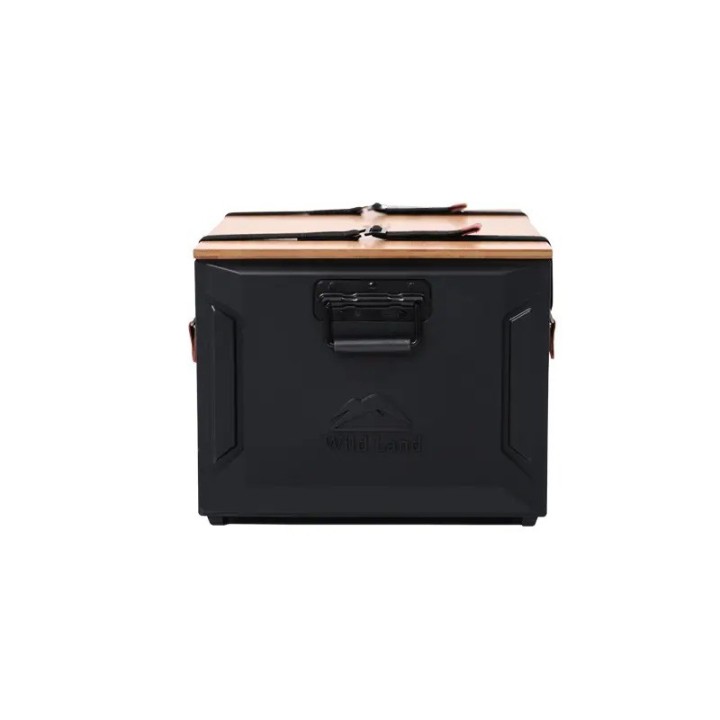 Wild Land Camping Box 46 l - Aluminium with Bamboo Wild Land