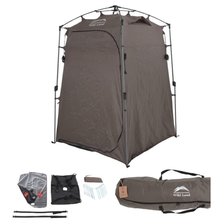 Wild Land Shower and Toilet Tent with 20 l Solar | Szekla4x4
