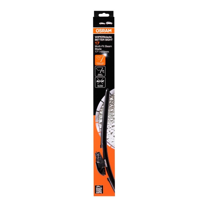 OSRAM BETTER SIGHT Flat Wiper Blade 430 mm (17 in) - OSRAM