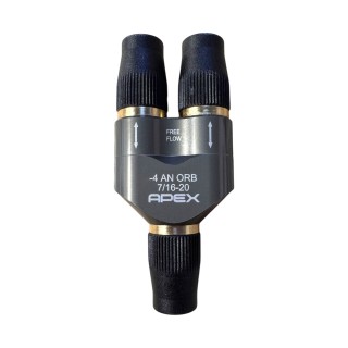 APEX 3/8 Free Flow Y Splitter for Braided Line | Szekla4x4