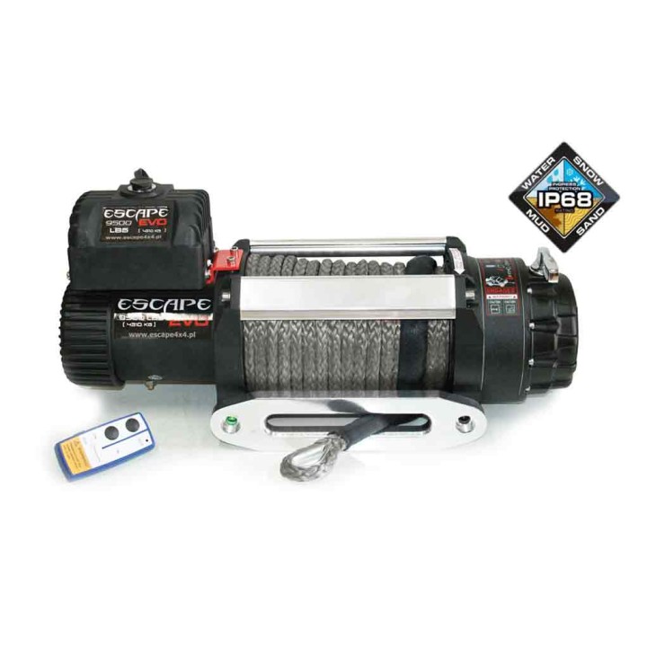 Wyciagarka Escape EVO 9500 lbs [4310 kg] 12V IP68 28M Syntetyk