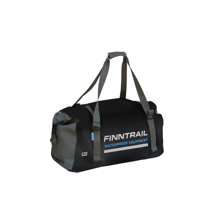 1712Black-80L Finntrail Bag Big Roll Black 80L