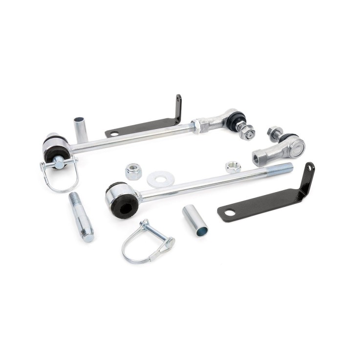 Front quick-disconnect sway bar links Rough Country Lift 3-6"
