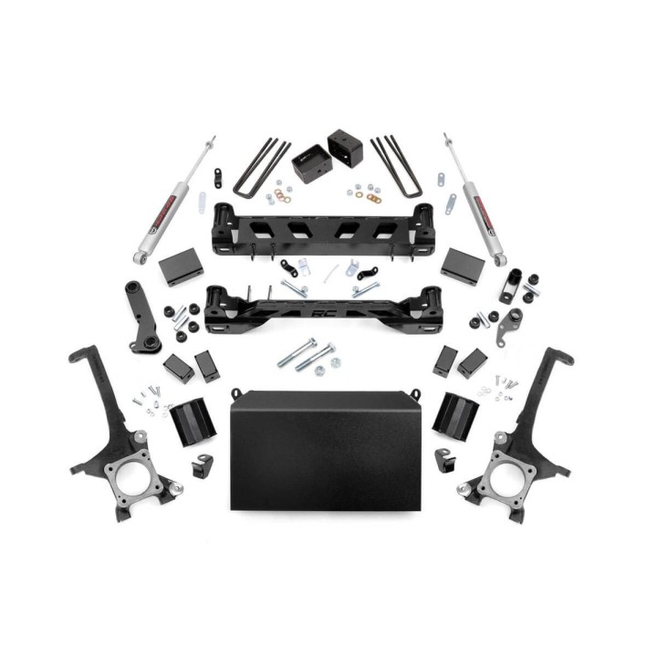 4" Rough Country Suspension Lift Kit - Toyota Tundra 4WD 16-18