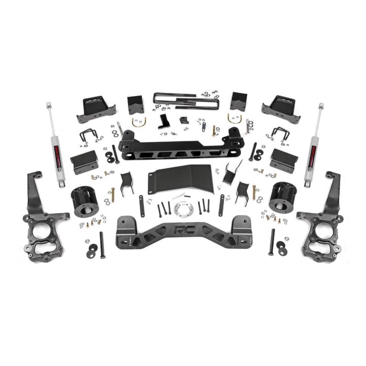 5" Rough Country Suspension Lift Kit - Ford F150 4WD 15-18