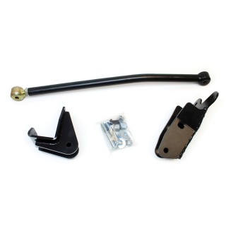 Front panhard bar with relocation bracket and frame reinforcement TeraFlex Lift 4-6"