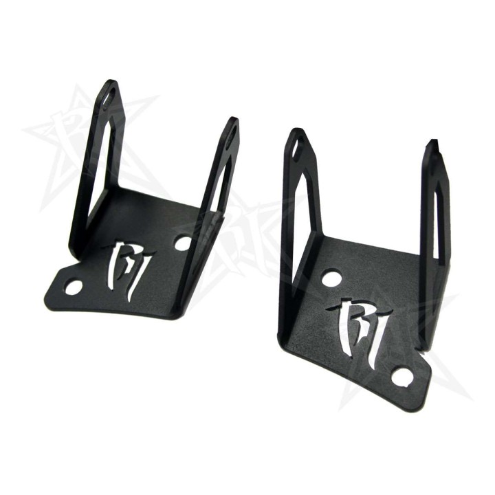 LED D-Series Light Mounting Kit on A-Pillar for Rigid Jeep Wrangler JK 07-17