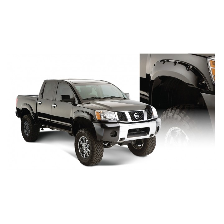 Fender Flares BUSHWACKER - Nissan Titan 04-14 without Bedside Lockbox