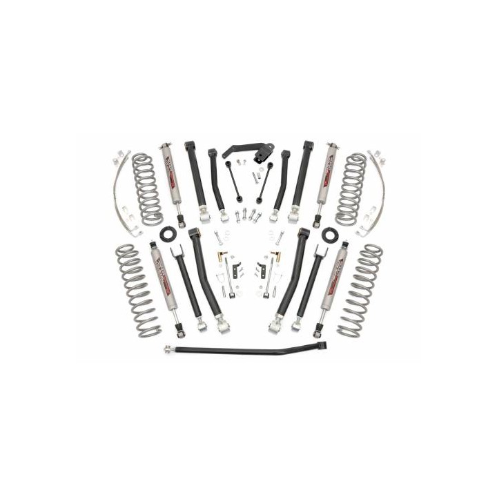 4" Rough Country X Series Lift Kit - Jeep Wrangler JK 2 door