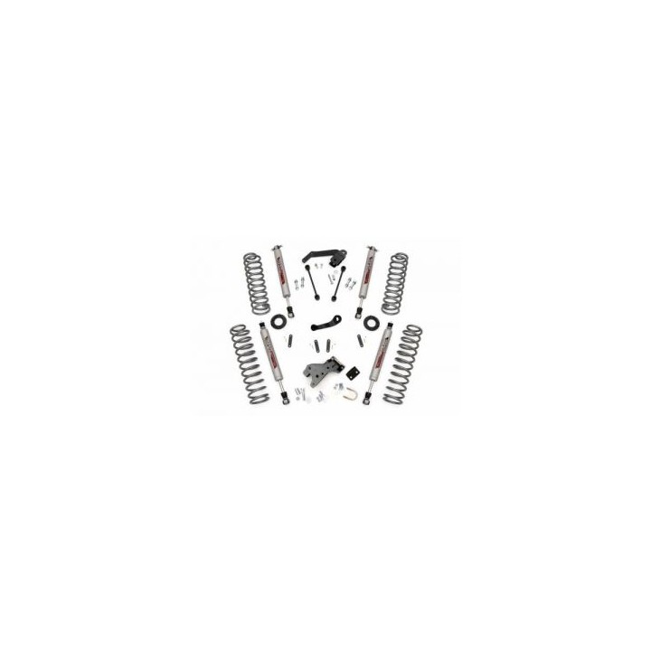 4" Rough Country Lift Kit - Jeep Wrangler JK 4-door