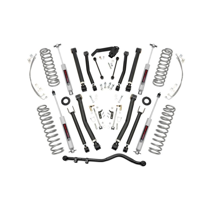 4" Rough Country X Series Lift Kit - Jeep Wrangler JK 4-door