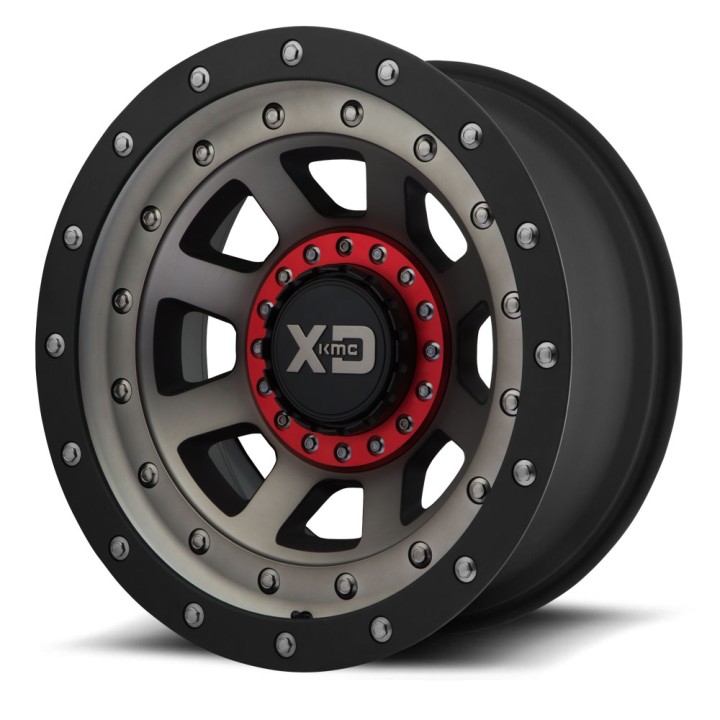 XD Series FMJ alloy wheel Satin Black Dark Tint 9.0x17 ET-12 6x139.7 - view 2