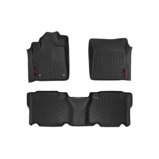 Rubber Floor Mats Rough Country - Toyota Tundra 12-13 Double Cab