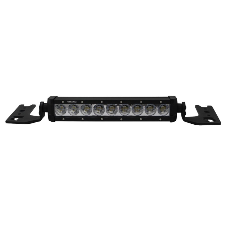 Mounting Brackets for Single LED Light 10" on Go Rhino Hood - Jeep Wrangler JL