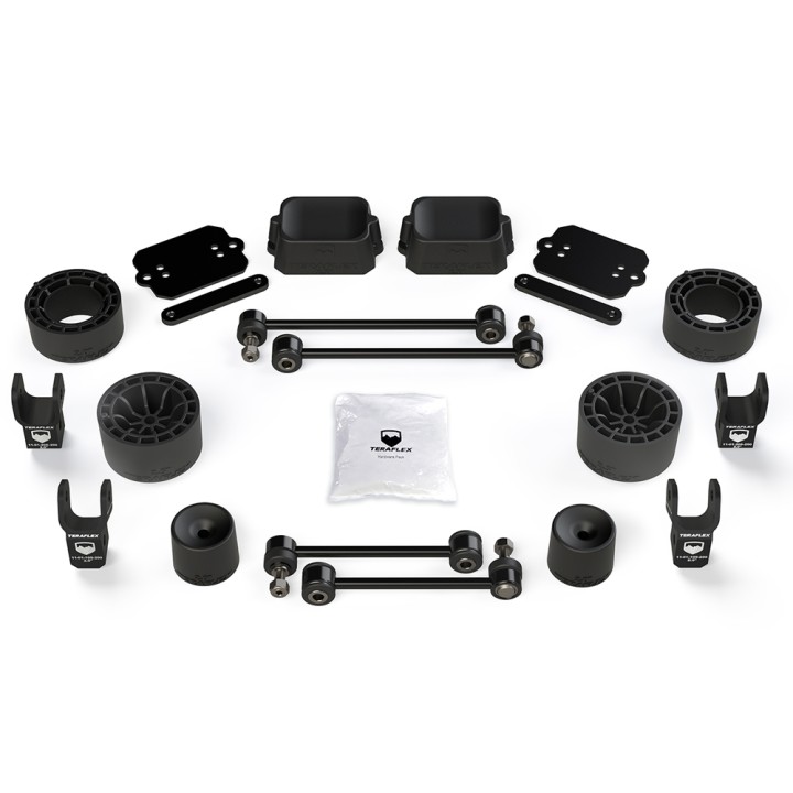 Suspension Lift 2.5" with TeraFlex Shock Extensions - Jeep Wrangler JL Rubicon 2 Door
