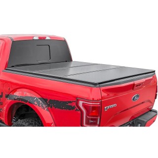 Hard Tri-Fold Bed Cover 5' 5" Rough Country - Ford F150 09-14