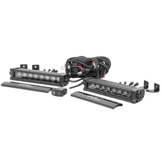 LED light bars 8" pojedyncze white DRL spot Rough Country