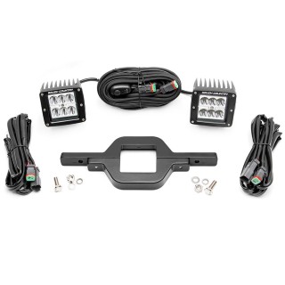 LED Chrome Series Light Mount for Rough Country Tow Hitch