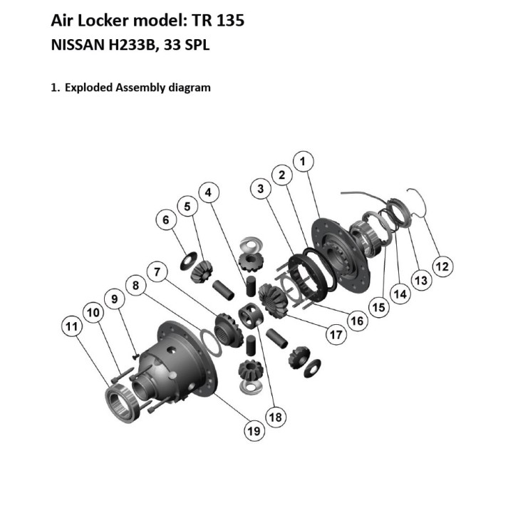 Blokada przednia Suzuki Grand Vitara 2006-2012