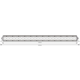 Panel LED Slim 90W 18x5W 510x50mm