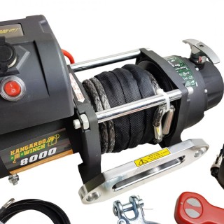 Wyciągarka PW8000E 12V z liną syntetyczną