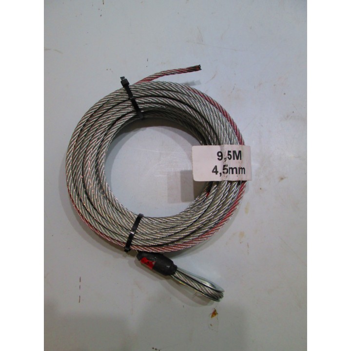 Steel Cable for Winch 4.5mm 9.5m