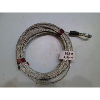 Steel Cable for Winch 4.5mm 10.5m