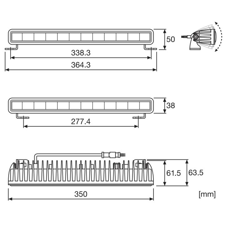 Lightbar SX300-SP Osram 
