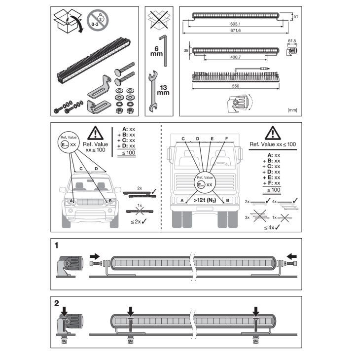 LEDriving® LIGHTBAR SX500-CB 