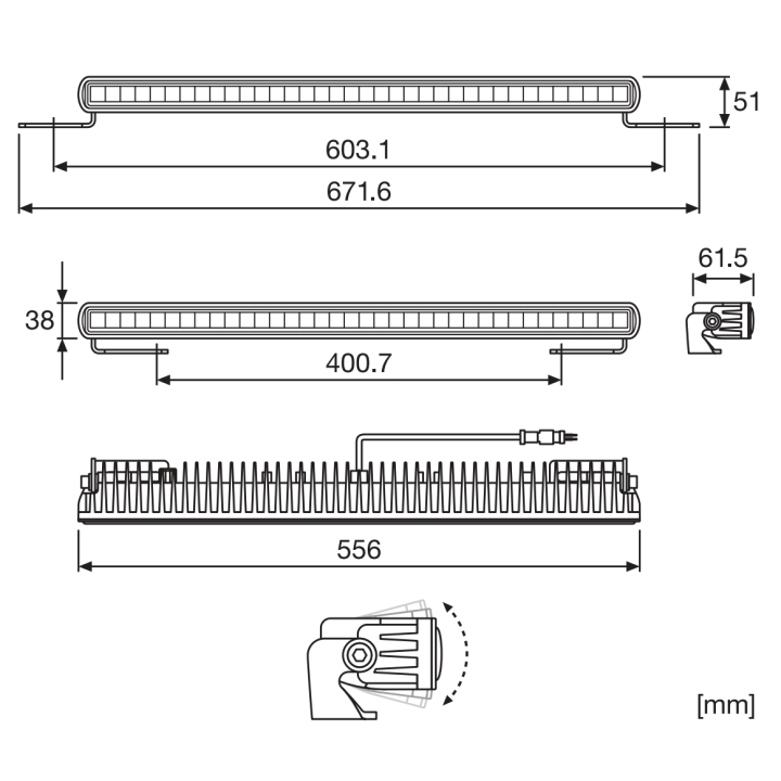 LEDriving® LIGHTBAR SX500-CB 