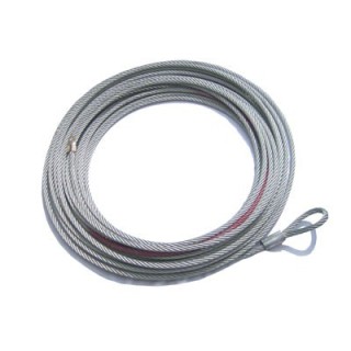 Steel cable for winch 9.5mm MORE 4x4