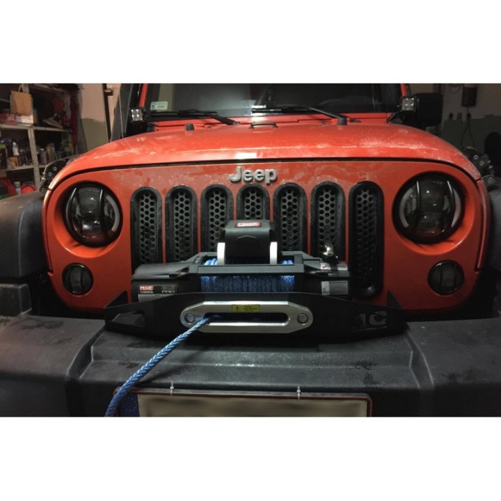Jeep Wrangler JK płyta montażowa wyciągarki na oryginalny zderzak