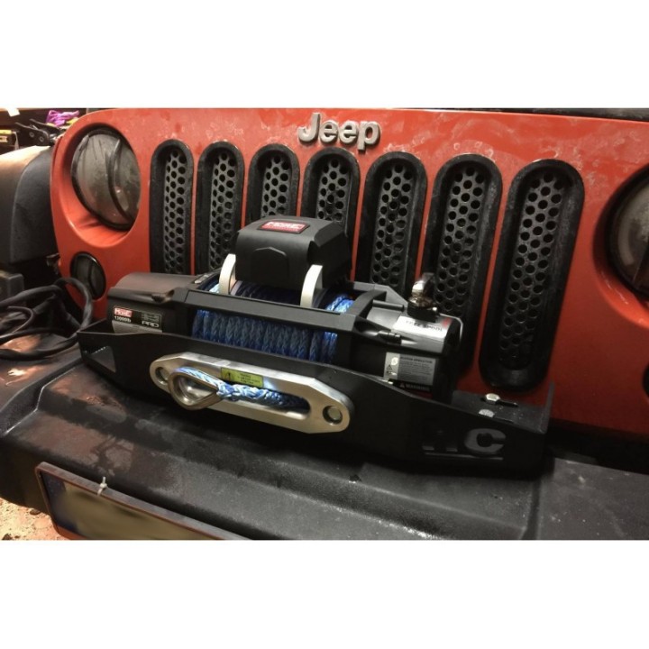 Jeep Wrangler JK płyta montażowa wyciągarki na oryginalny zderzak