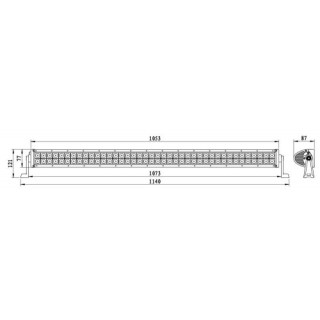 Panel LED 80x LED 240W 1140mm