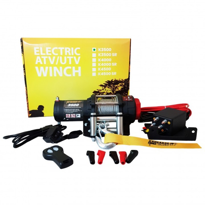 Wyciągarka PW3500 12V ze sterowaniem bezprzewodowym Powerwinch