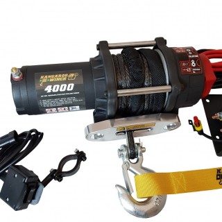 Wyciągarka PW4000SR 12V z liną syntetyczną ze sterowaniem bezprzewodowym Powerwinch