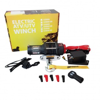 Wyciągarka PW4000SR 12V z liną syntetyczną ze sterowaniem bezprzewodowym Powerwinch