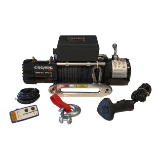 Wyciągarka Escape 12000lbs 12.0X 5443kg z liną synt. szarą 12V