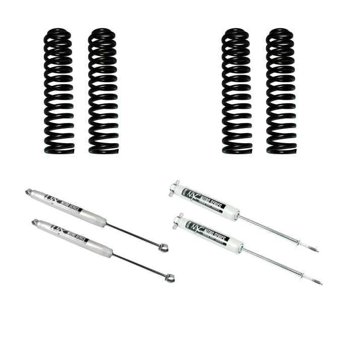 4" amortyzatory i spreżyny Jeep WJ Grand Cherokee do liftu