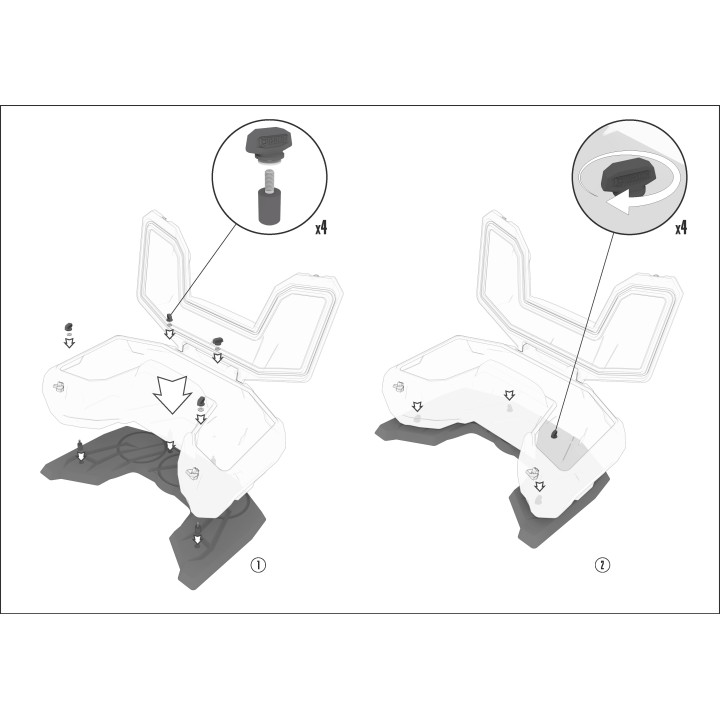 Kufer GKA tesseract tylny Polaris sportsman 450 570