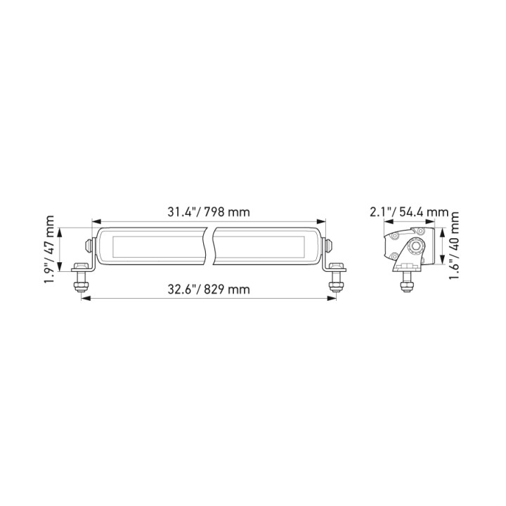Lampa LED Hella Black Magic 32" Spot