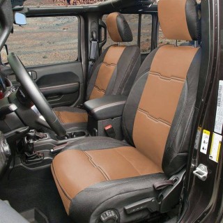 Komplet pokrowców na fotele neoprene black/tan Smittybilt GEN2