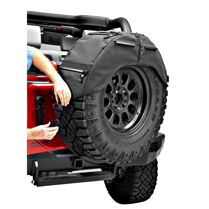 Bestop 54133-35 RoughRider Black Diamond Spare Tire Organizer for 30" - 33" Diameter Tire
