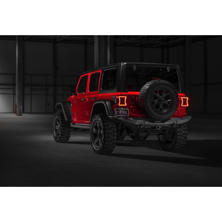 Tylny aluminiowy Zderzak Wrangler JL JLU 2018+ od Rival