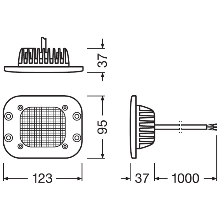 RIVAL LED Reversing light by Osram for Rival rear bumper