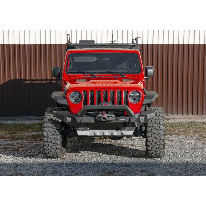 Alu Heavy Duty Winchbumper for Jeep Wrangler JK, J